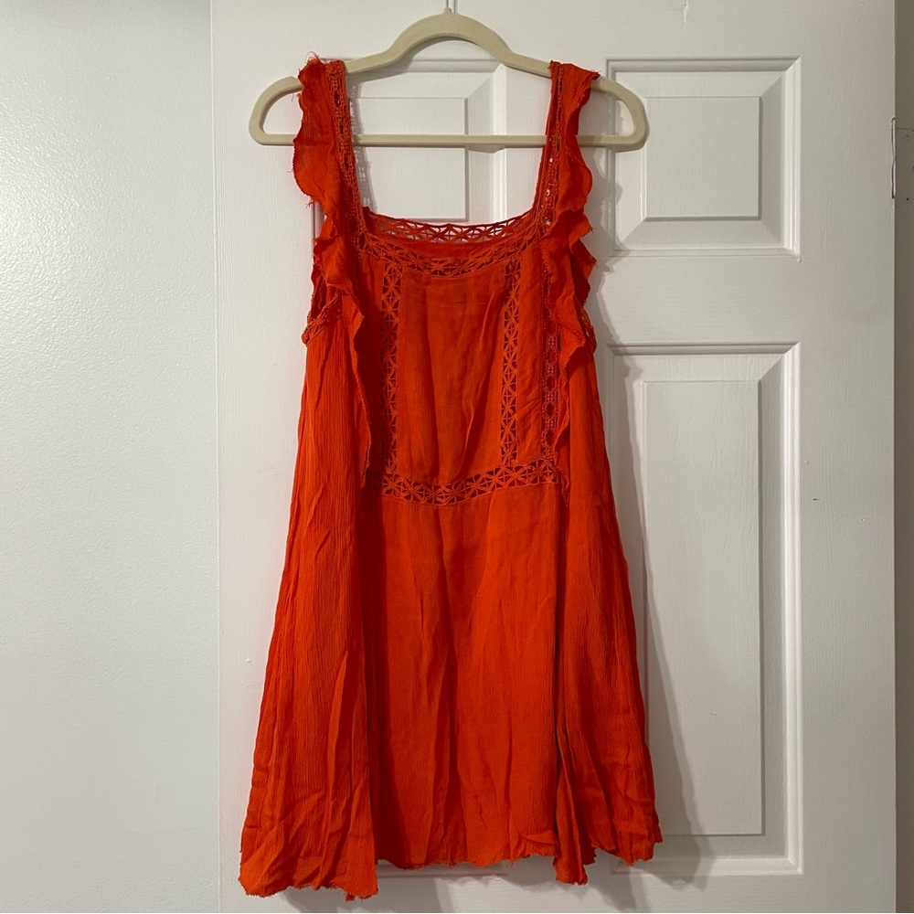 Free People Ruffle Mini Dress - Picture 4 of 5